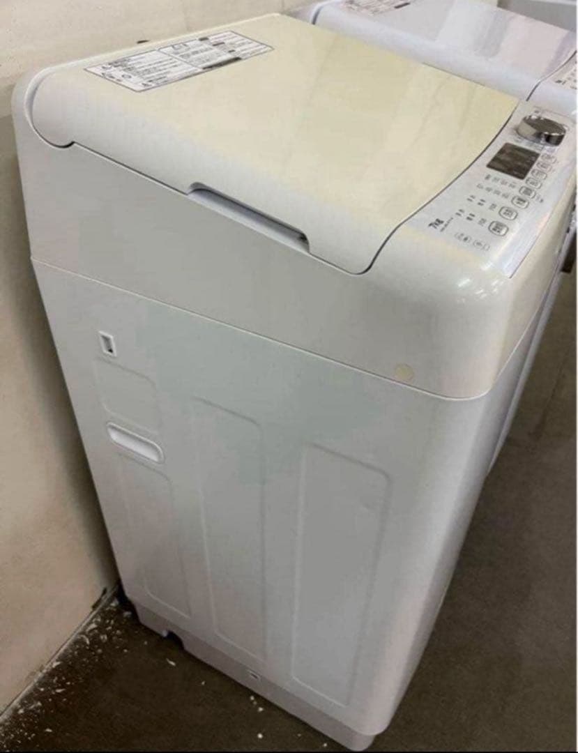 【高年式】2022年式 7kg e angle洗濯機ANG-WM-B70-W