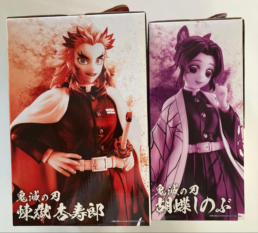鬼滅の刃一番くじMASTERLISEＡ賞煉獄杏寿郎　Ｃ賞胡蝶しのぶ2体セット