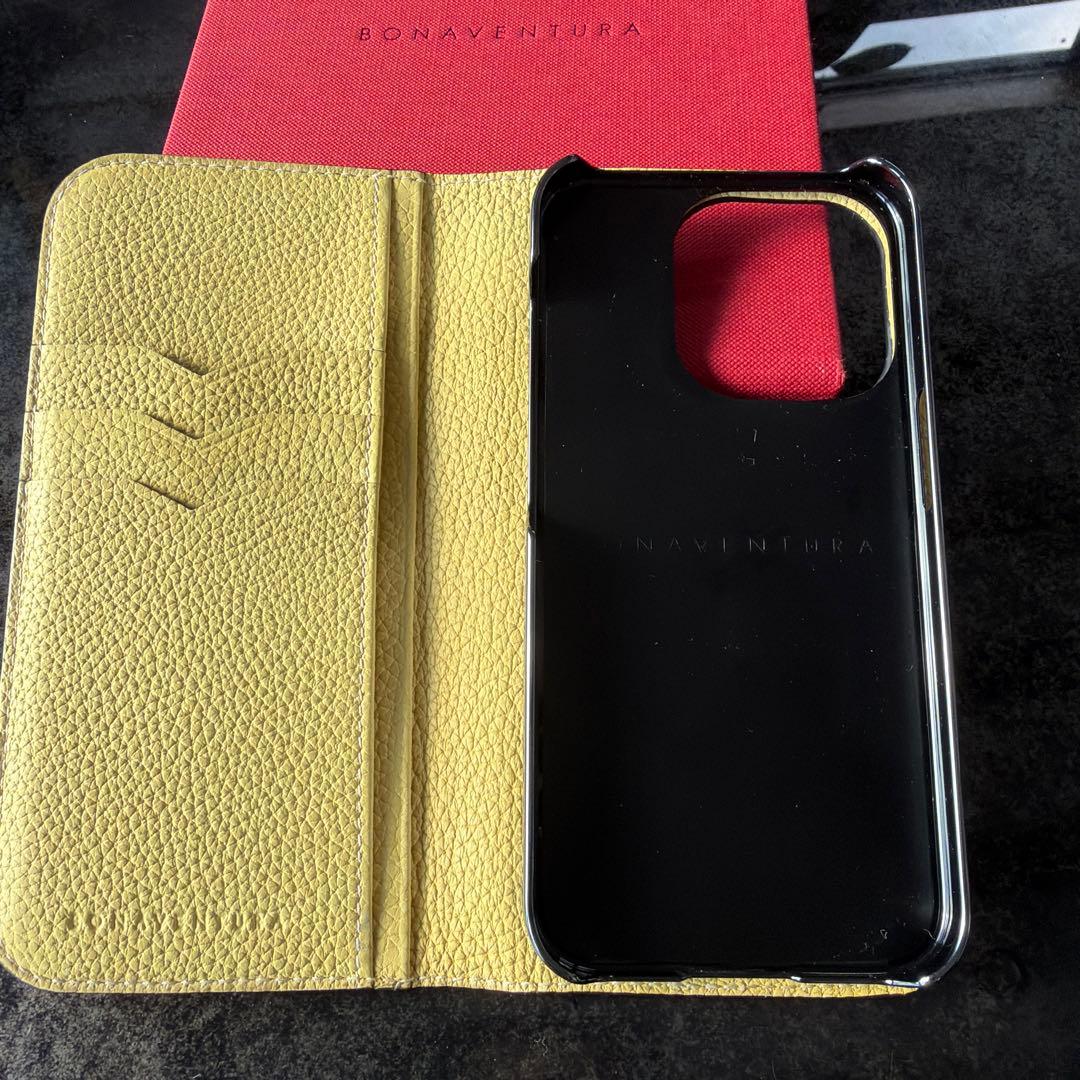 BONAVENTURA iPhone15Pro エトープ×イエロー
