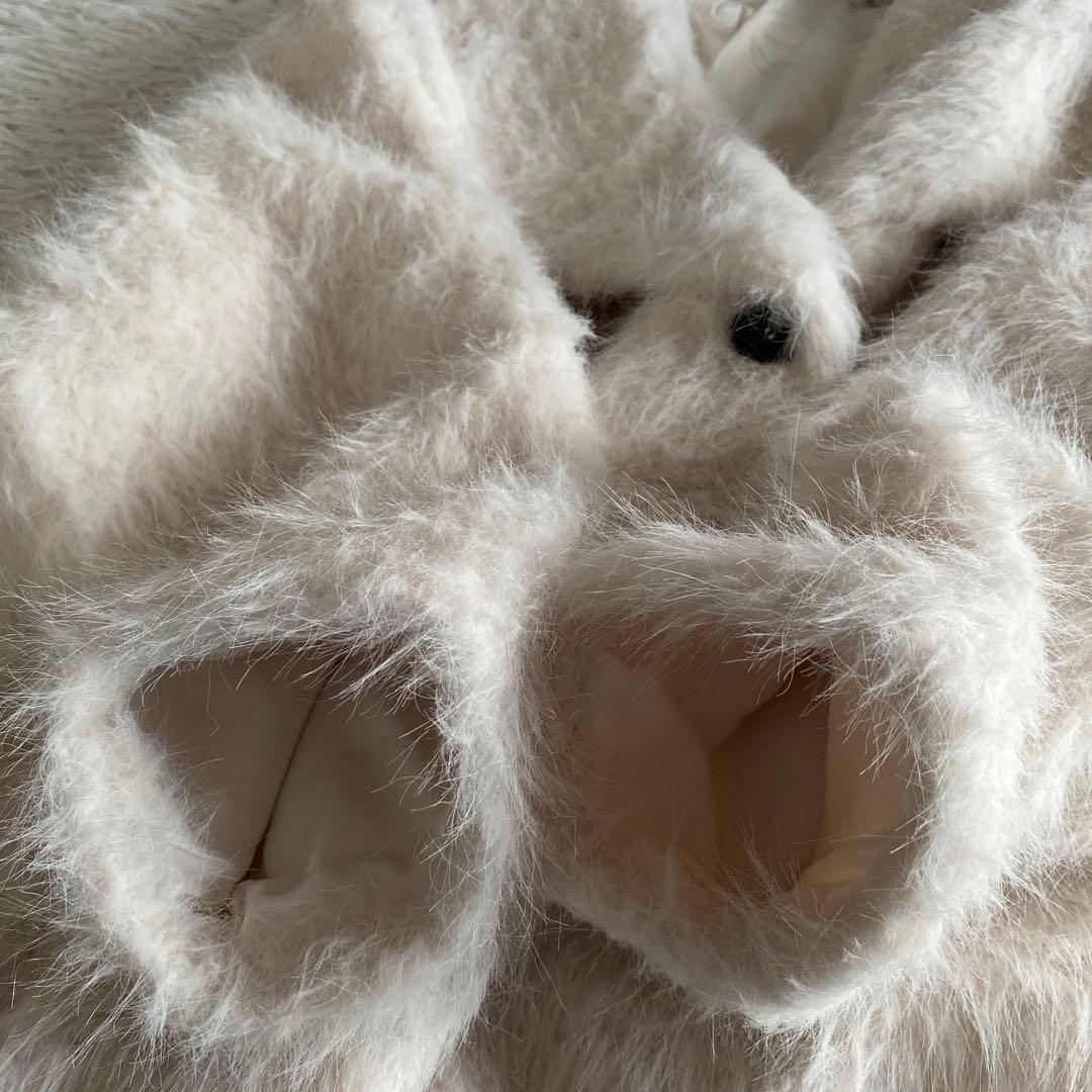 MIA❁グラムリップス　スタンドカラー FUR オーバーコート