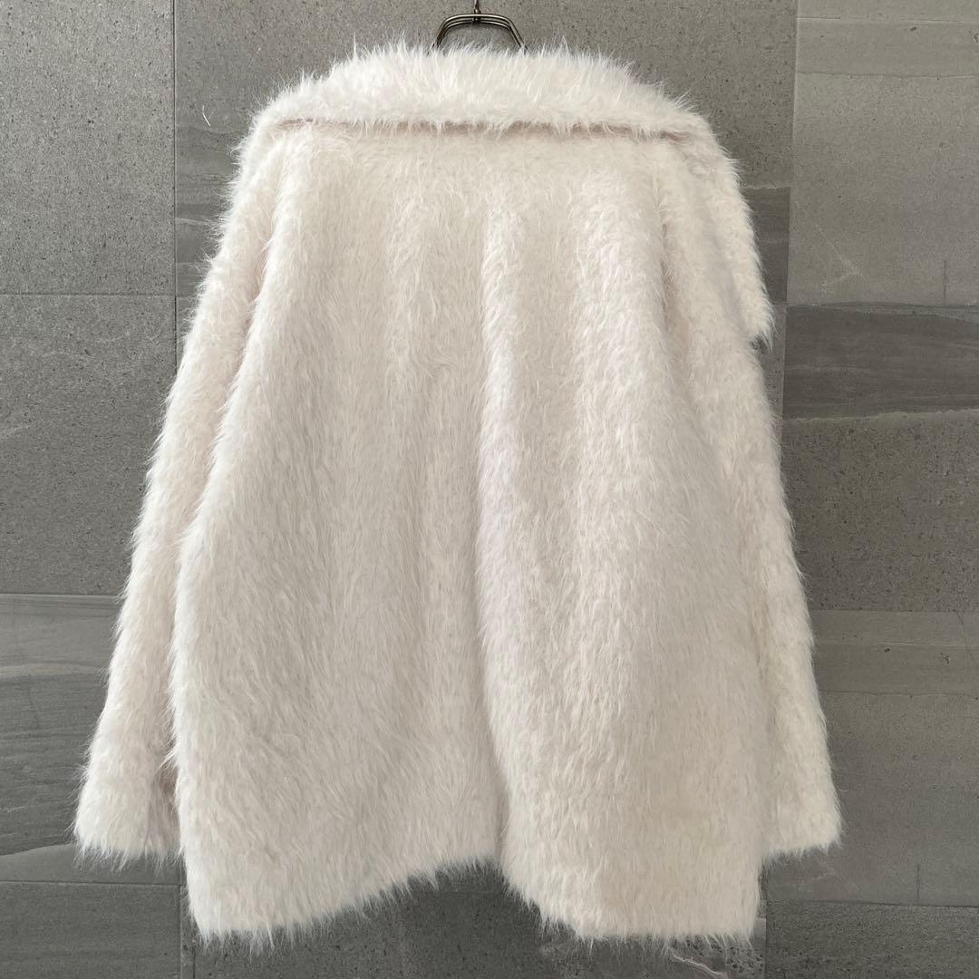 MIA❁グラムリップス　スタンドカラー FUR オーバーコート
