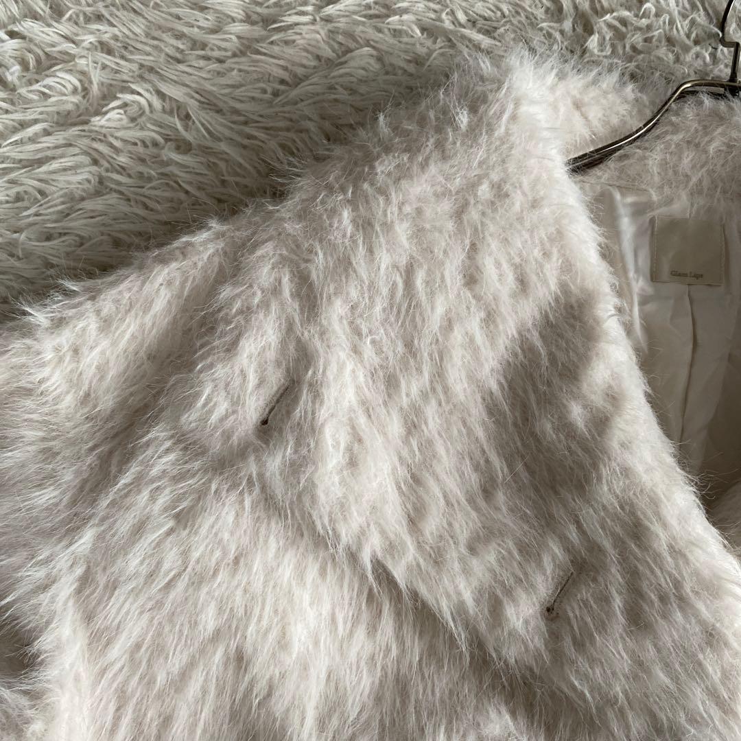 MIA❁グラムリップス　スタンドカラー FUR オーバーコート