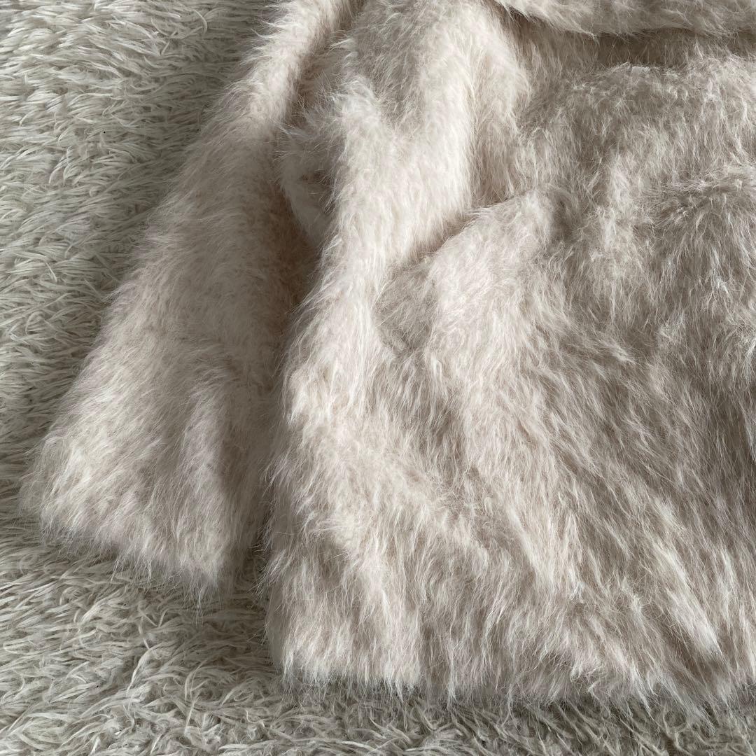 MIA❁グラムリップス　スタンドカラー FUR オーバーコート