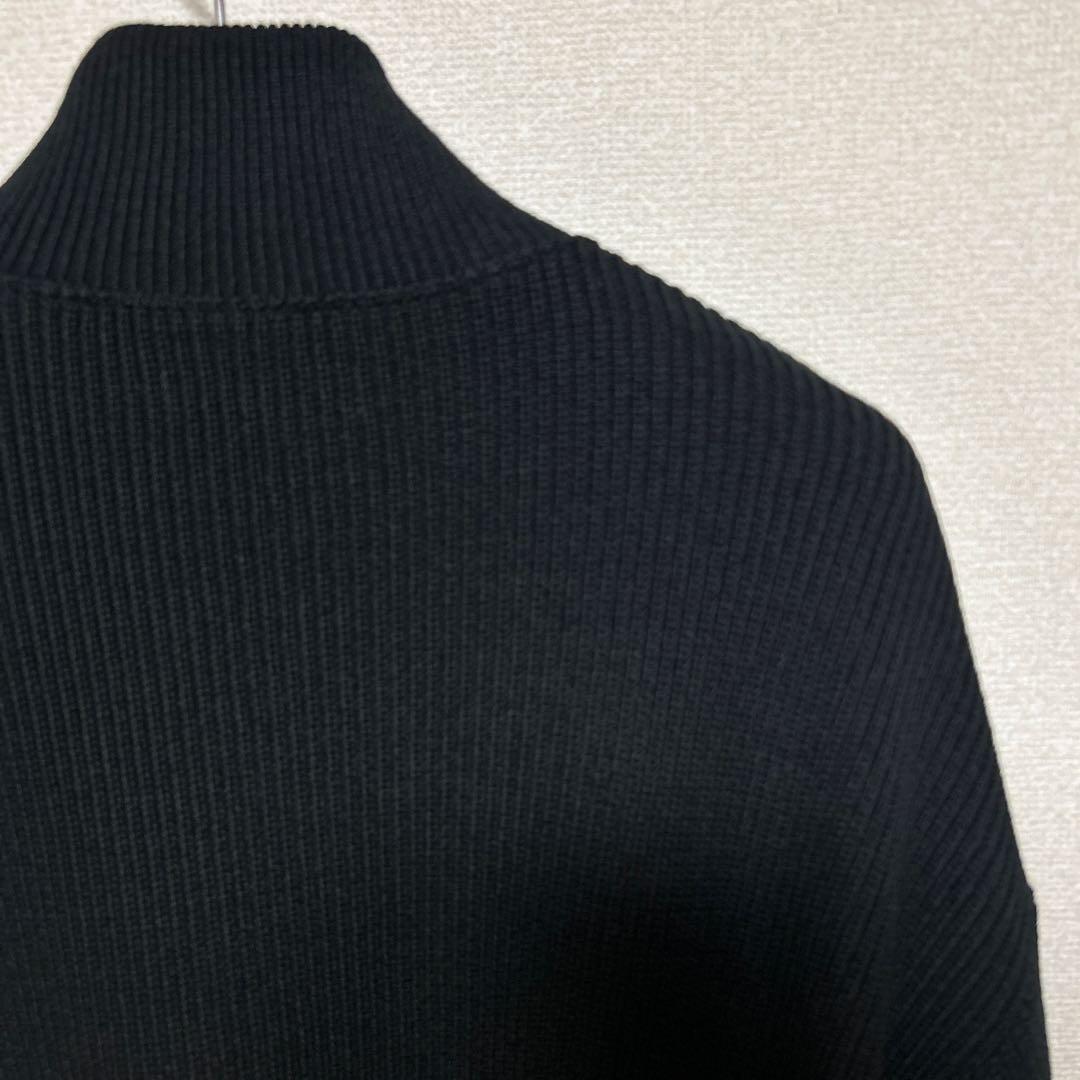 【バウンドウールドライバーズニット】ブラック(size:2)