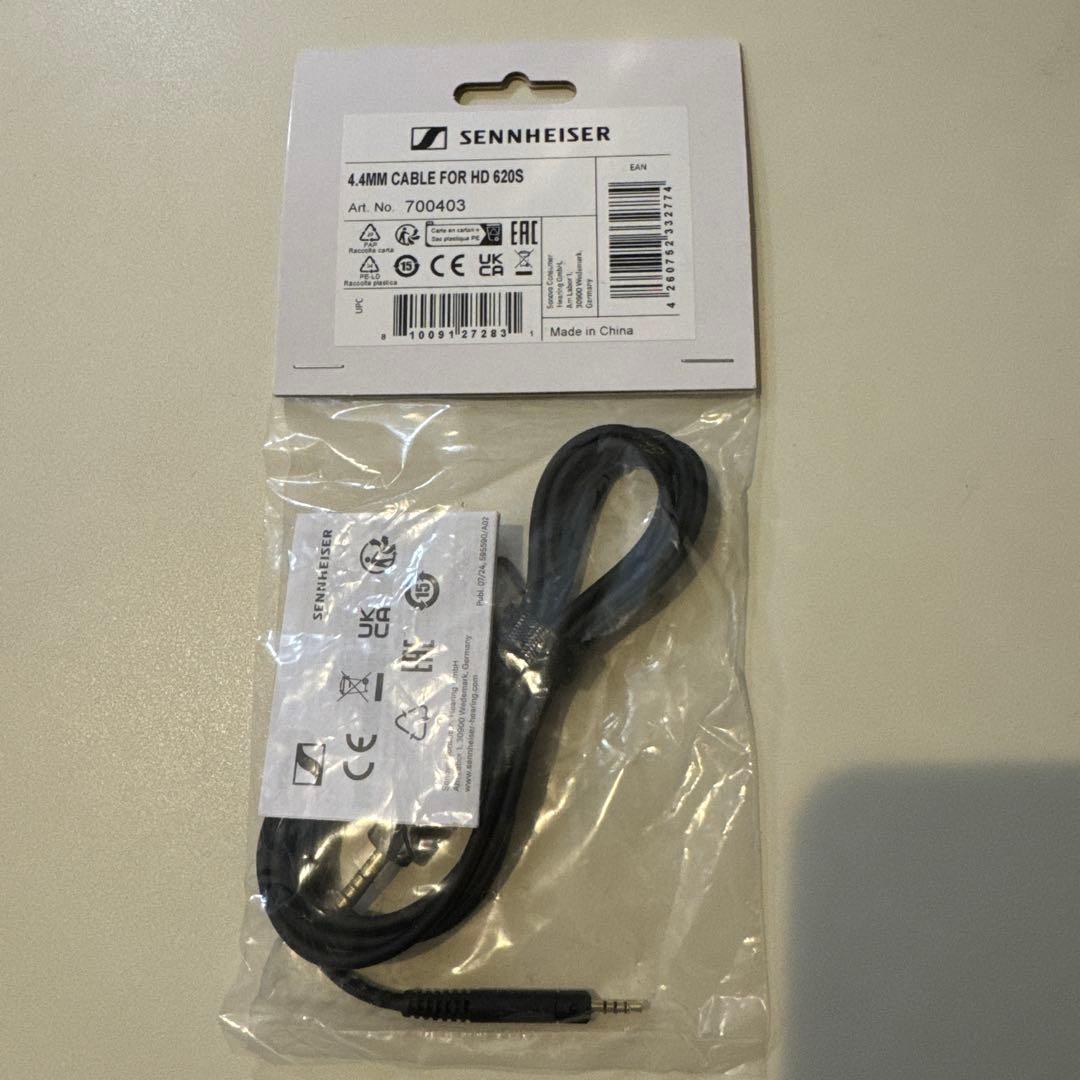 ゼンハイザーHD620S,560S,599用 4.4mm バランスケーブル