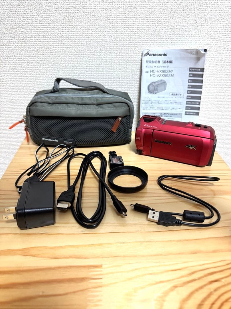 Panasonic HC-VX992M 4Kビデオカメラ