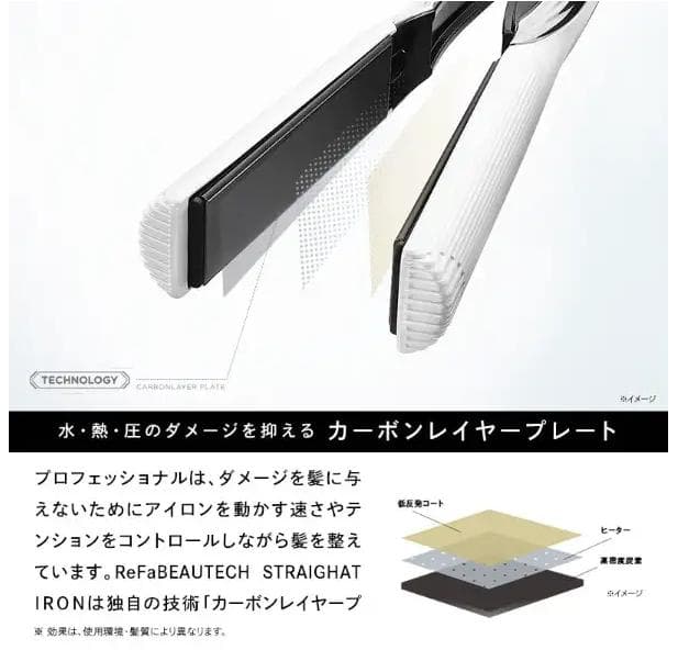 ReFa ビューテックストレート　ヘアアイロン RE-AC02A
