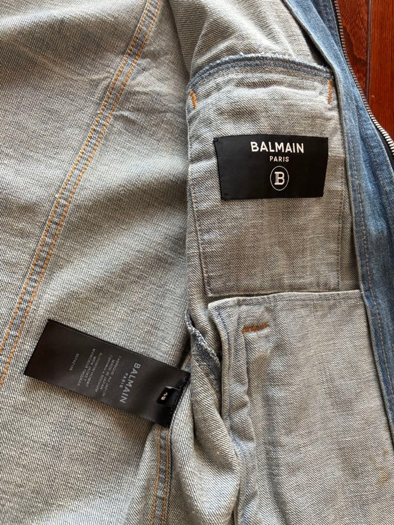 BALMAIN デニムジャケット ライトブルー