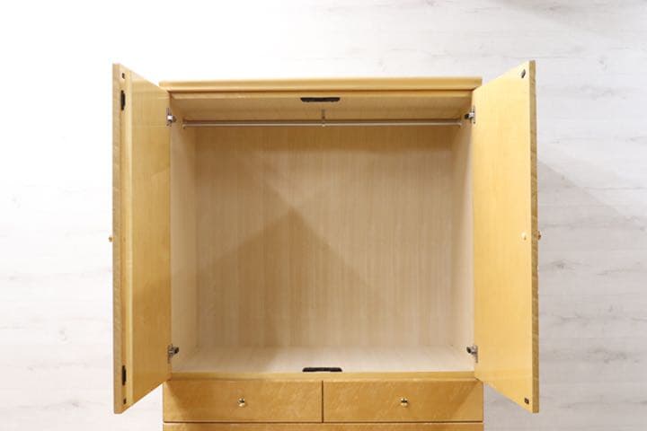 GMEH66○井上木工所 府中 最高級 ワードローブ 洋服箪笥 洋タンス 和箪笥