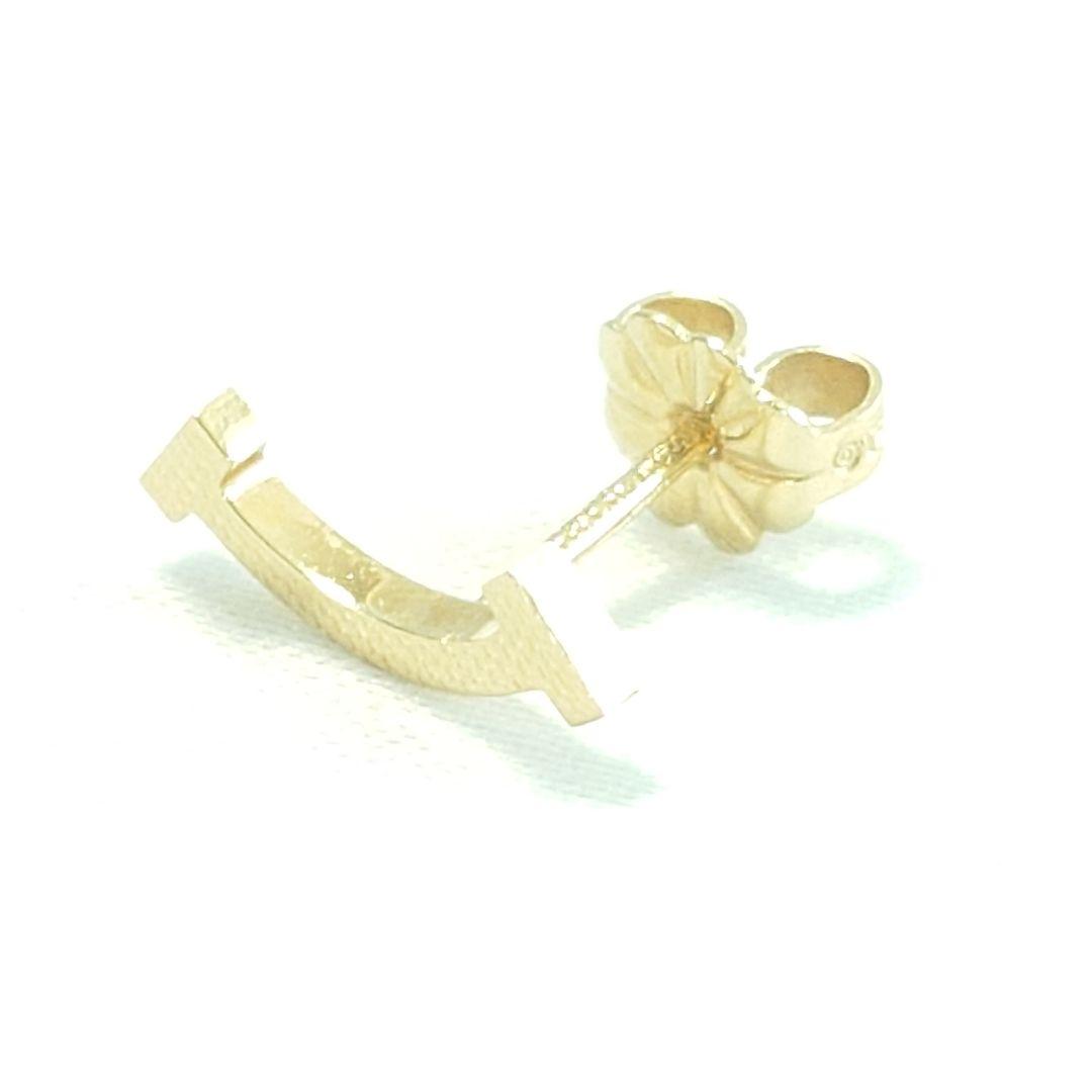 ティファニー K18YG Tスマイル ピアス 片耳用6614