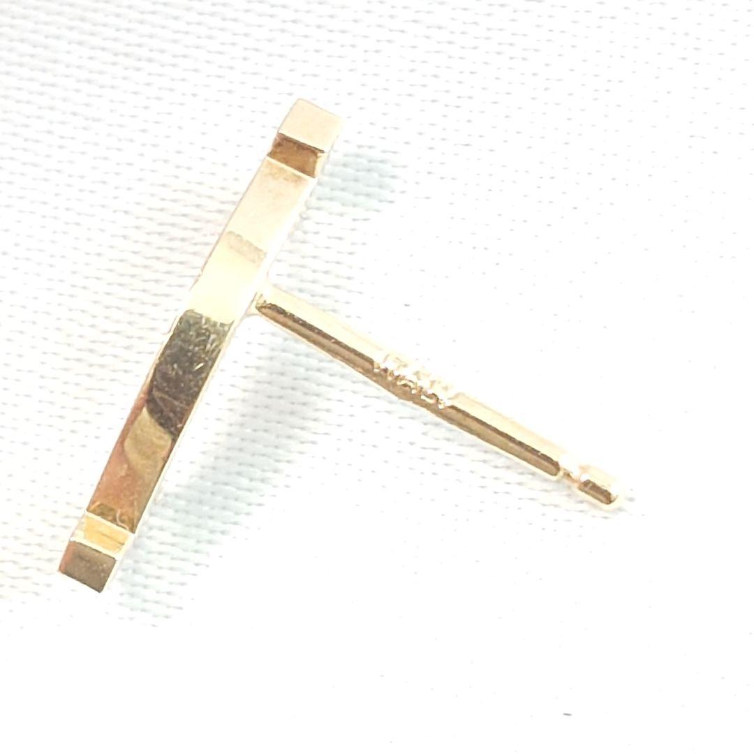 ティファニー K18YG Tスマイル ピアス 片耳用6614