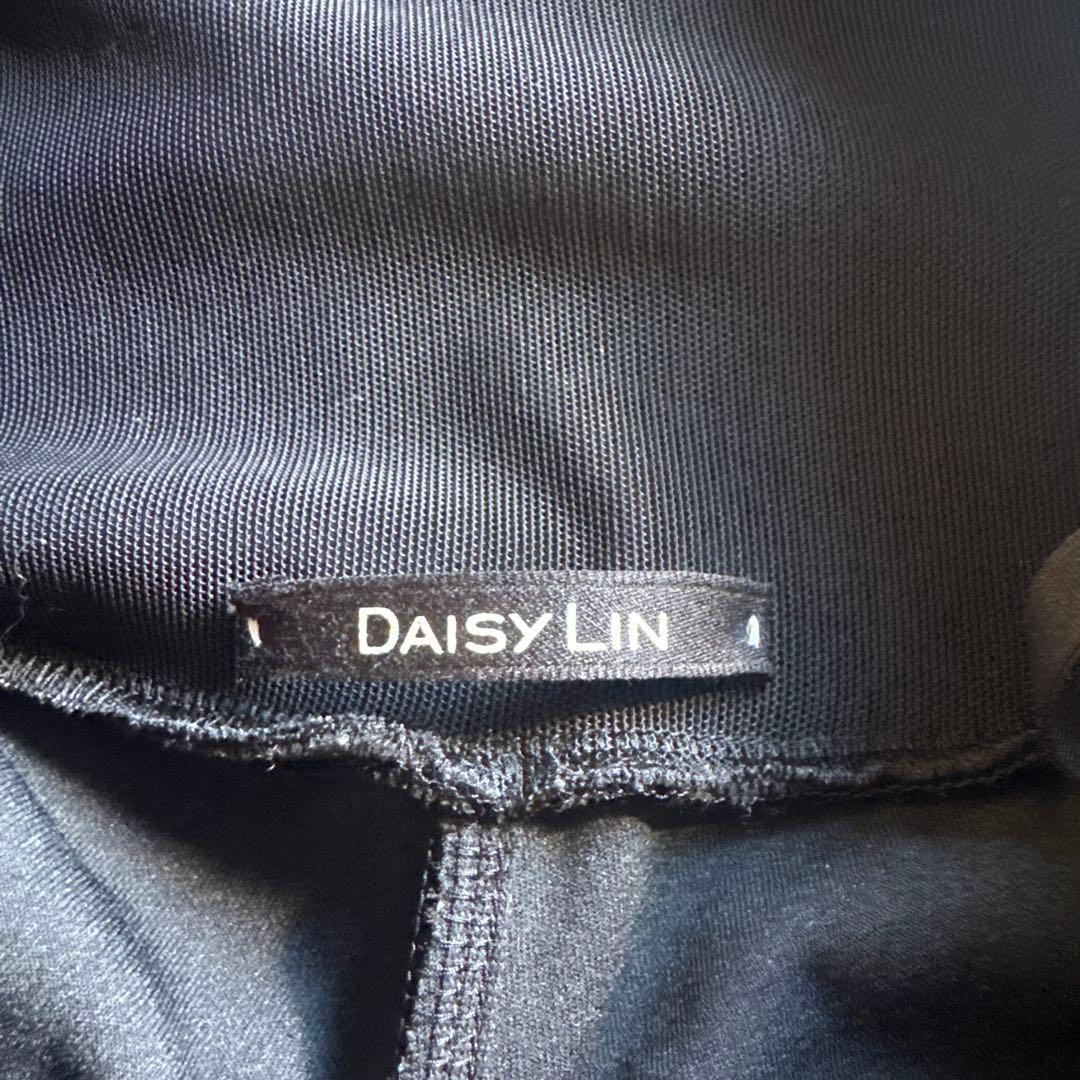 DAISY LIN ブラック ベロアパンツ黒 38
