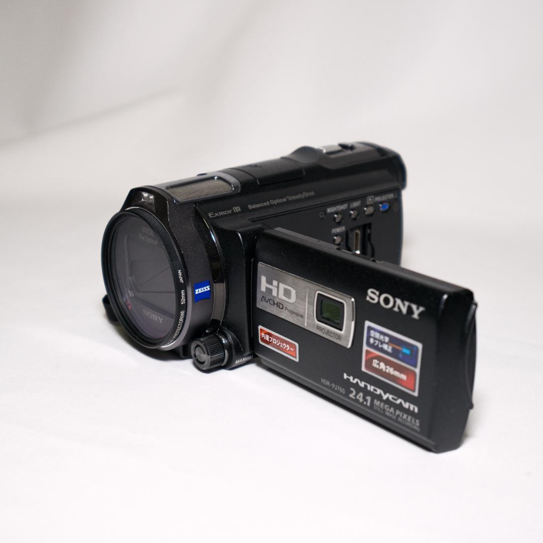 SONY HANDYCAM ブラック HDR-PJ760V 【中古】