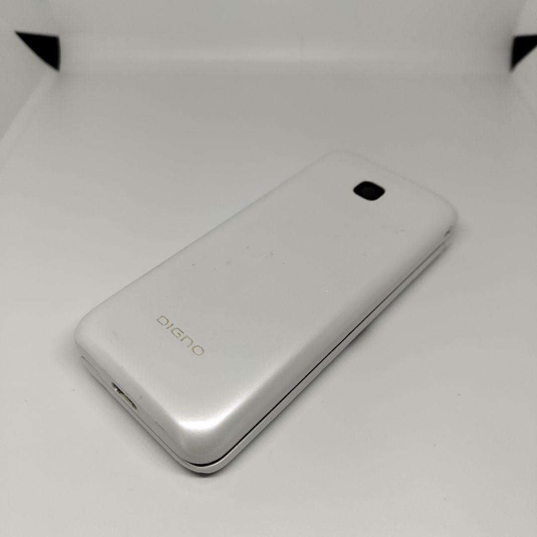 docomo DIGNOケータイ KY-42C 折りたたみ ガラホ ホワイト ①