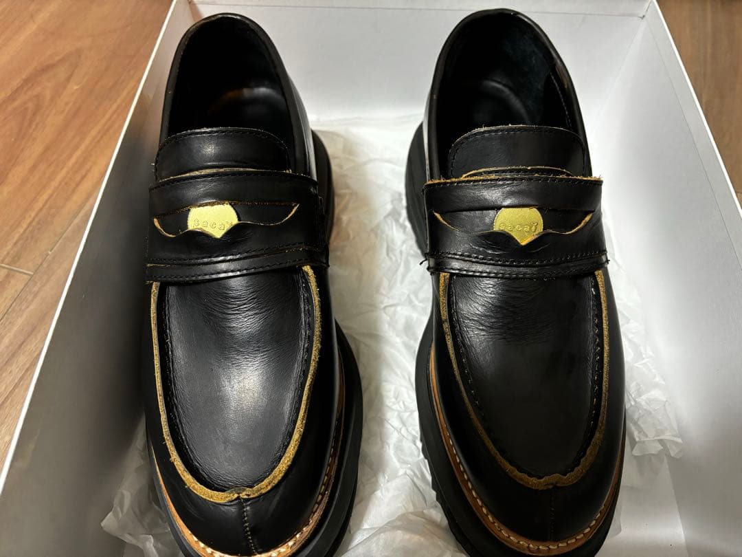 sacai レザー  ローファー