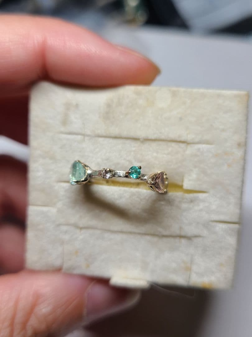 たーちゃんキラキラでキュートです♪★パライバカラーベリル★オーダー