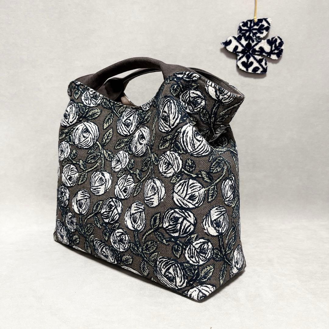 ハンドメイド　ミナペルホネン　くしゅっとトートバッグ⑅︎◡̈︎* トールサイズ