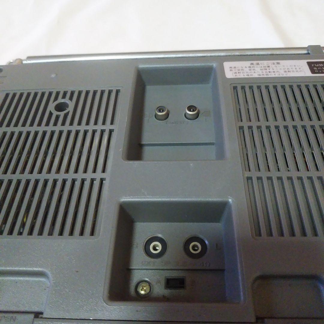 HITACHI、ラジカセ、TRKー7600、中古（本文よく読んで購入して下さい)