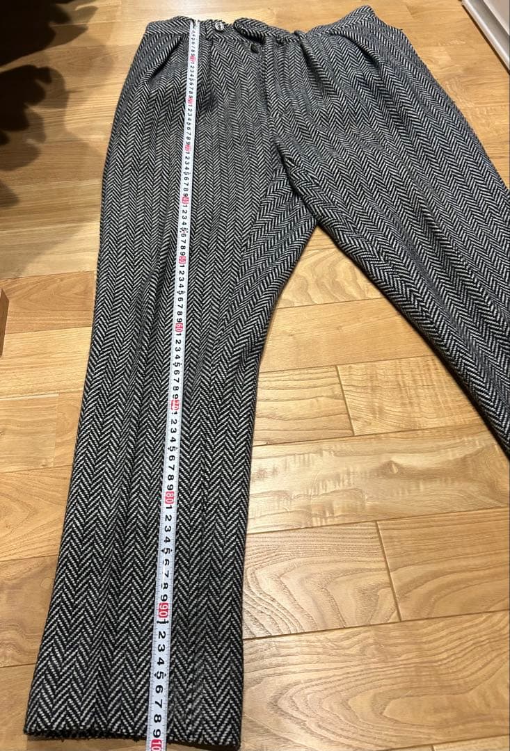 neat ニート　ヘリンボーン　Tapered テーパード　パンツ