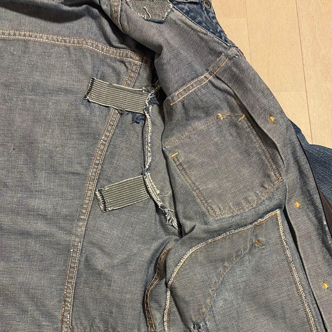 big size! 60s 11mjz wrangler 44相当　襤褸の美学