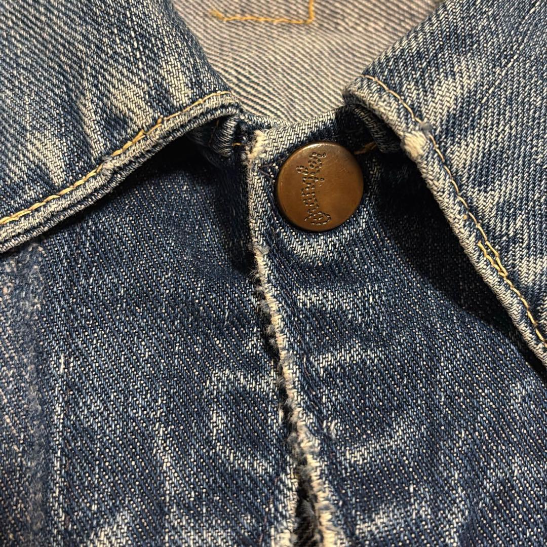 big size! 60s 11mjz wrangler 44相当　襤褸の美学