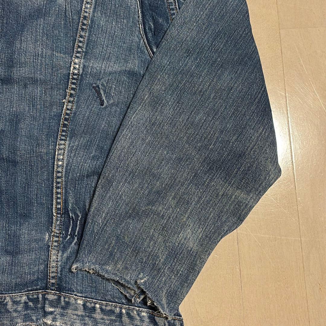 big size! 60s 11mjz wrangler 44相当　襤褸の美学