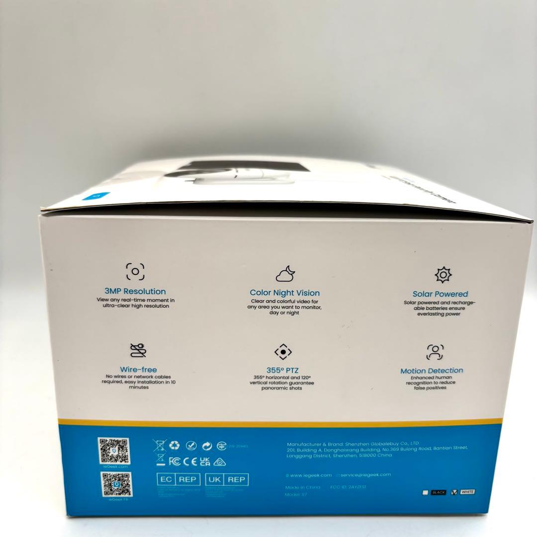 ieGeek S7 AOV PTZソーラーセキュリティカメラ
