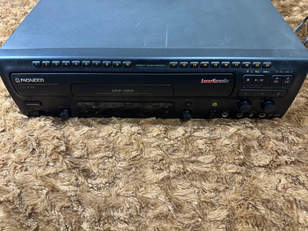 ジャンク　Pioneer パイオニア LDプレーヤー CLD-K33G