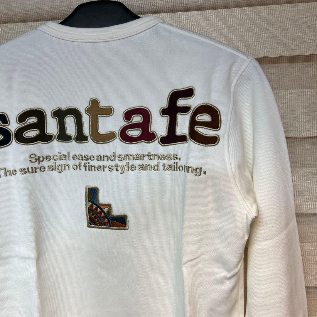 santafe トレーナー バックプリント　48/L 新品　未使用　タグ付き