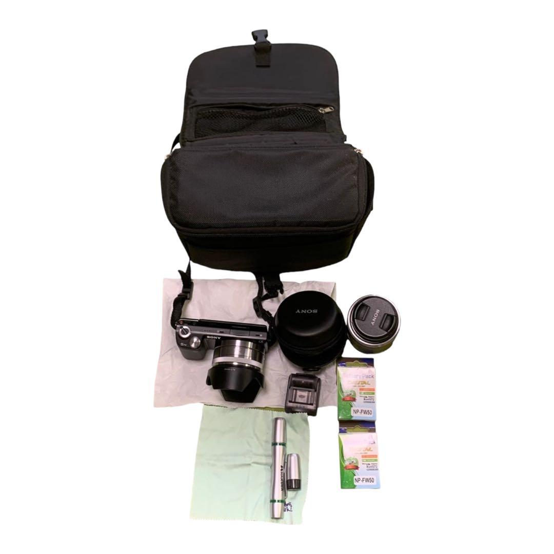 ソニーα NEX−5N 一眼レフカメラ1.8−50mmレンズセット