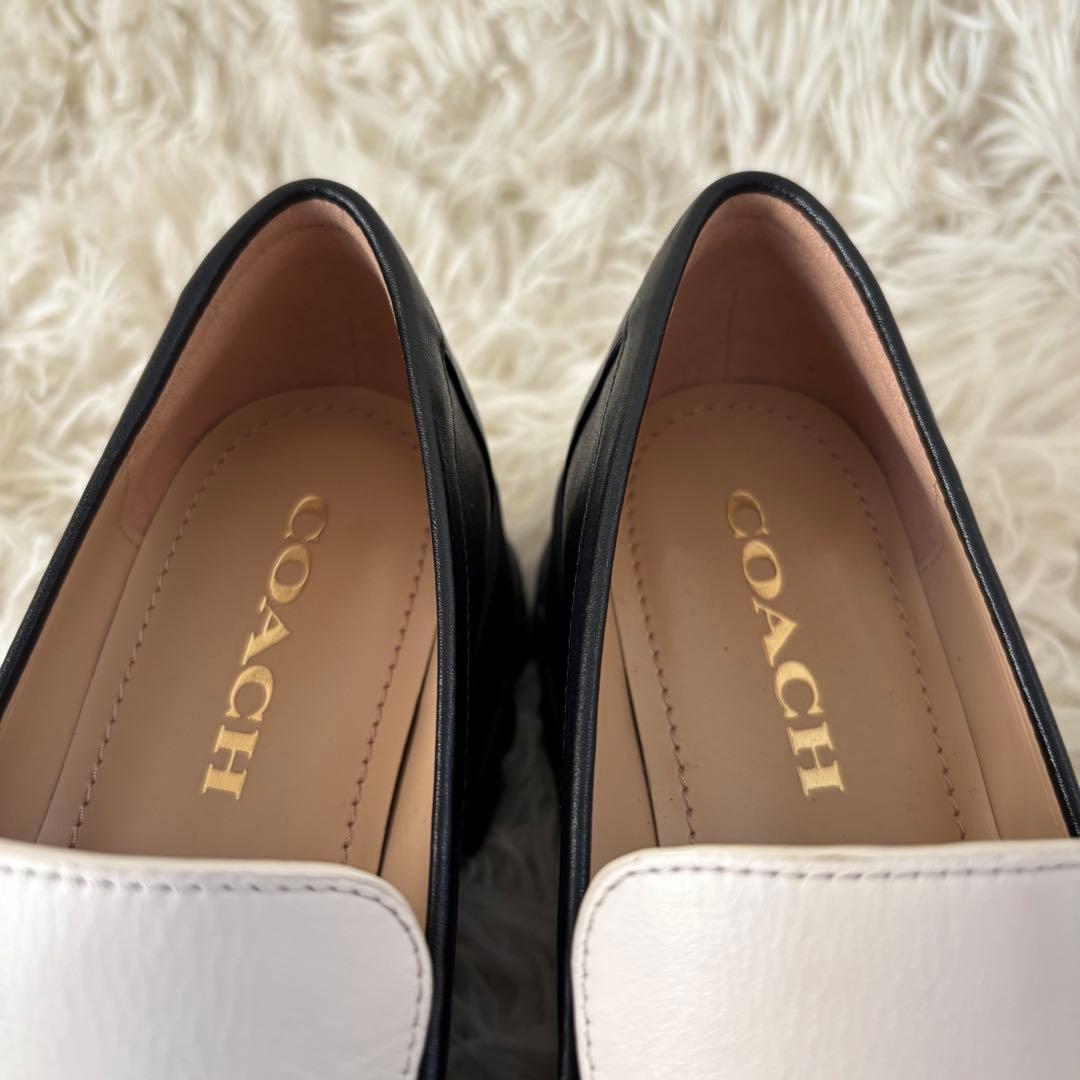 ✨未使用　COACH コーチ ルーシー　ローファー　厚底　レザー　23