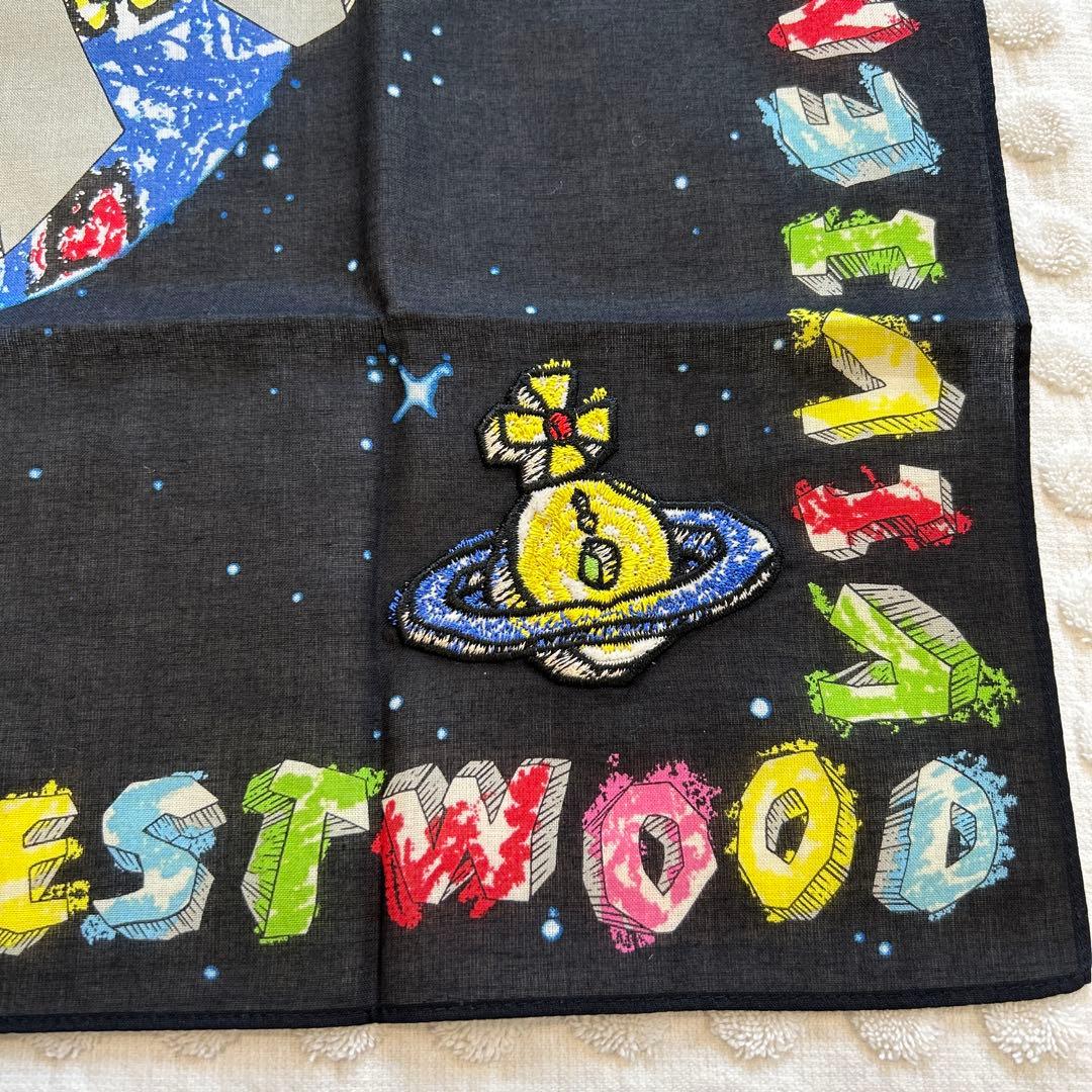 新品未使用　Vivienne Westwood 宇宙　ハンカチ　オーブワッペン