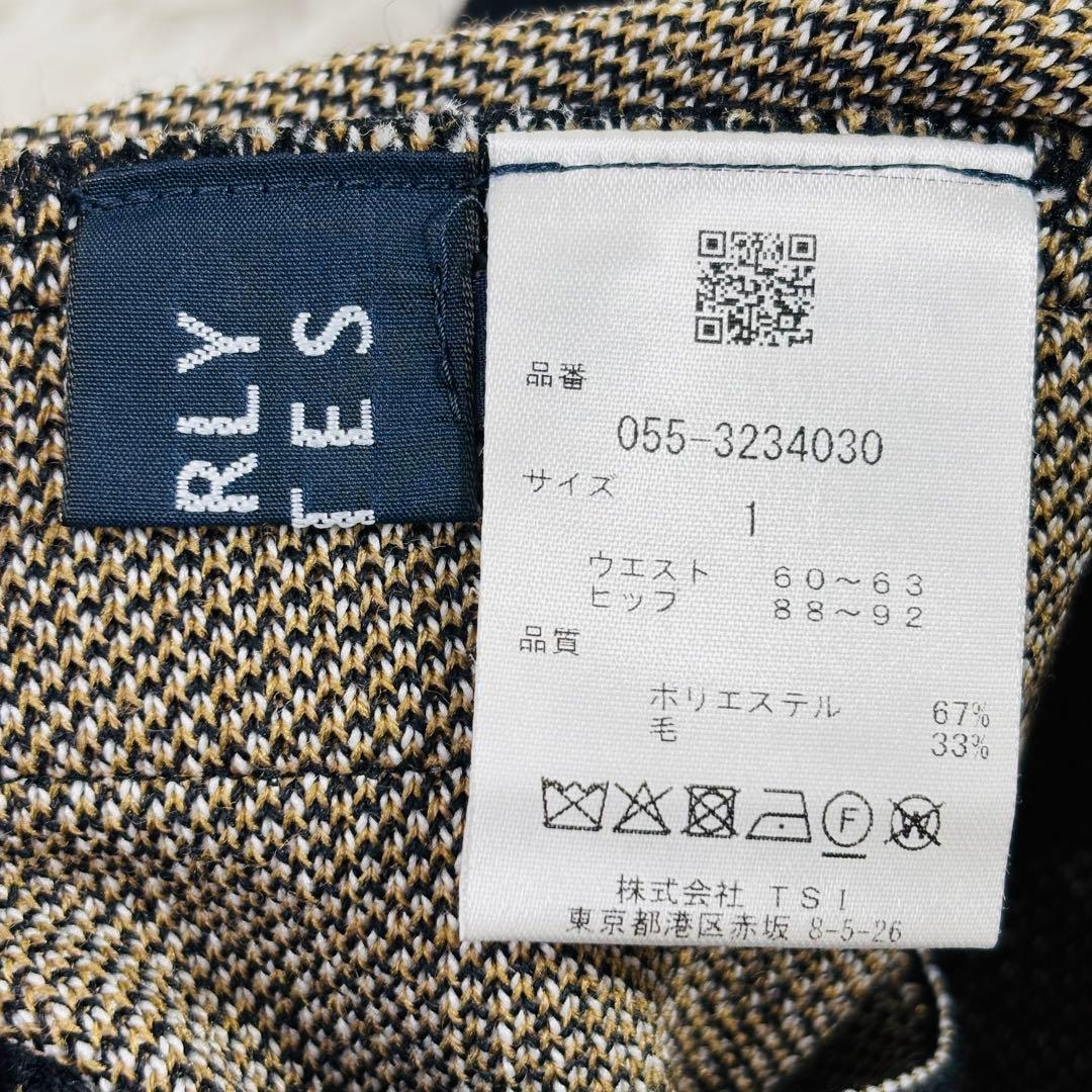 740 未使用級✨パーリーゲイツ ゴルフ プリーツスカート ニット チェック