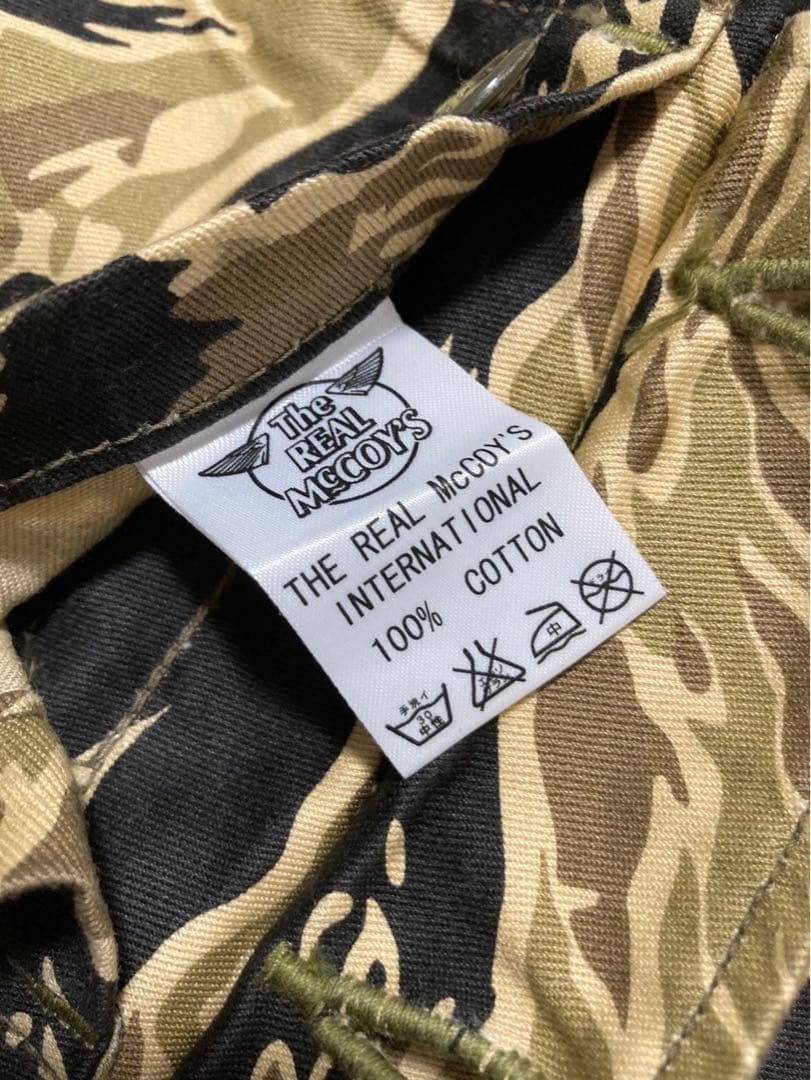 THE REAL McCOY'S タイガーカモ カーゴショーツ M 30-32