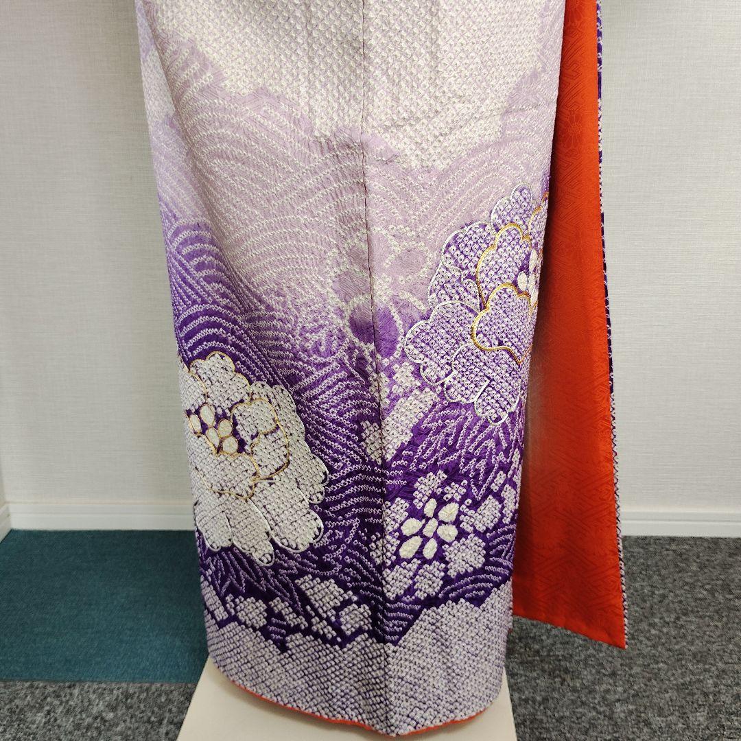 総絞りの訪問着と京袋帯のセット