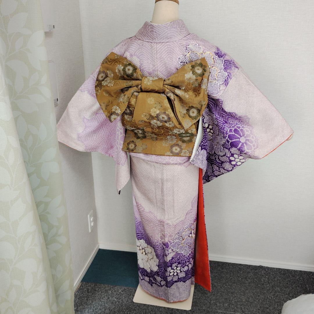 総絞りの訪問着と京袋帯のセット