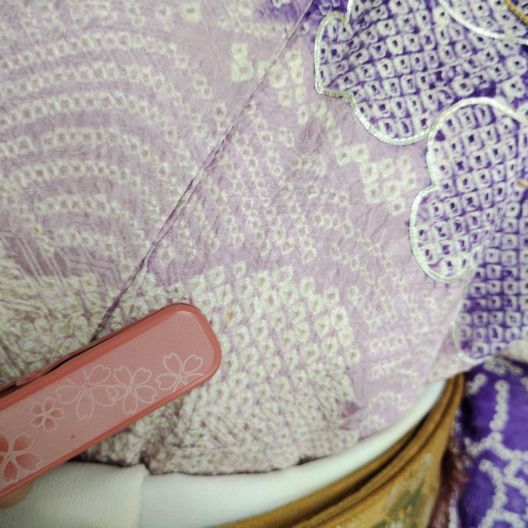 総絞りの訪問着と京袋帯のセット