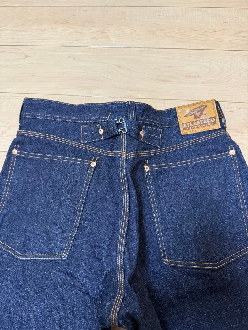 ATLAST モデル161 デニムパンツ ダークブルー
