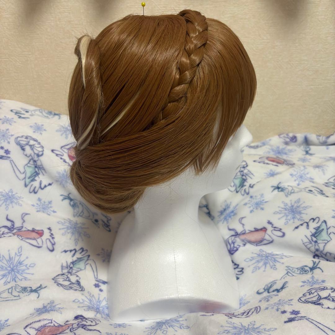 アナ　戴冠式　ウィッグ　ディズニー