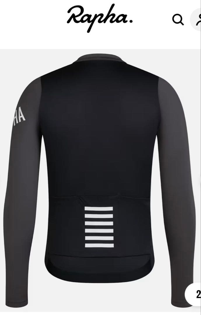 (新品未使用)Raphaラファ プロチームライトウエイトロングスリーブジャージM