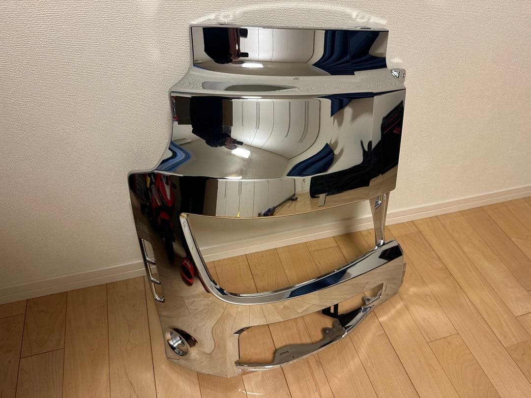 17プロフィア　純正メッキバンパー新車外し　ウォッシャー付き