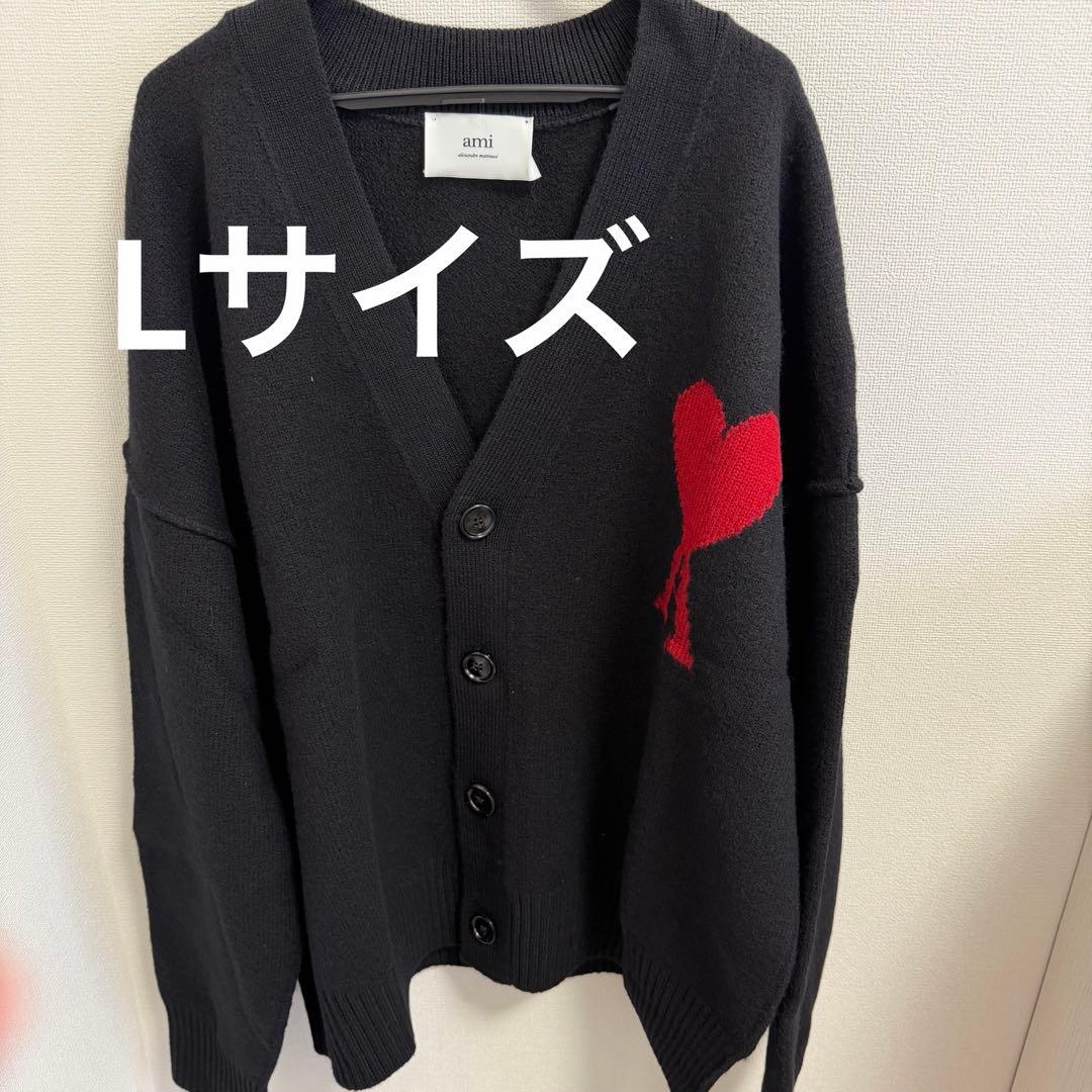 ⭐️タグ付き　Ami Paris 厚手　前ボタンカーディガン⭐️