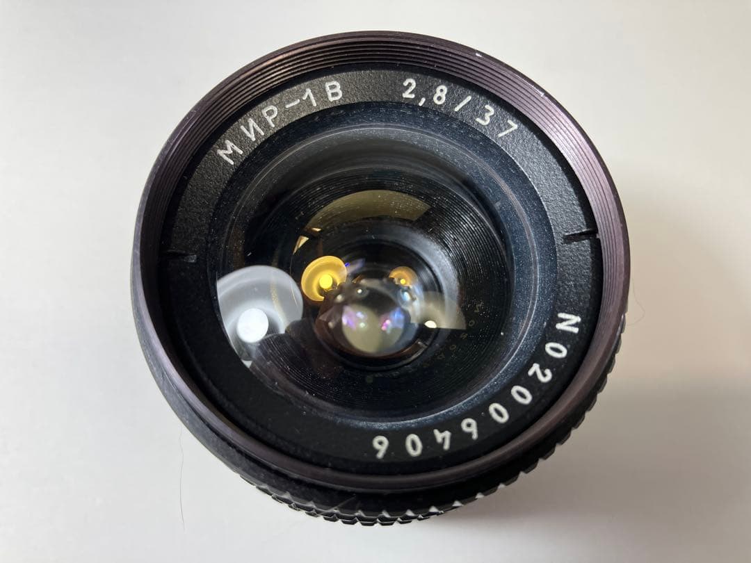 A*S様 ロシアレンズ　МИР-1В 2.8/37 単焦点レンズ　M42マウント