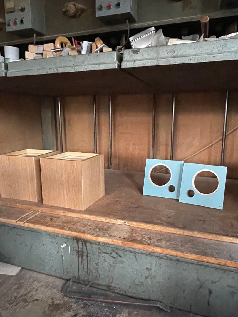 自作バスレフ　 キューブスピーカー　visaton フルレンジ　BG17