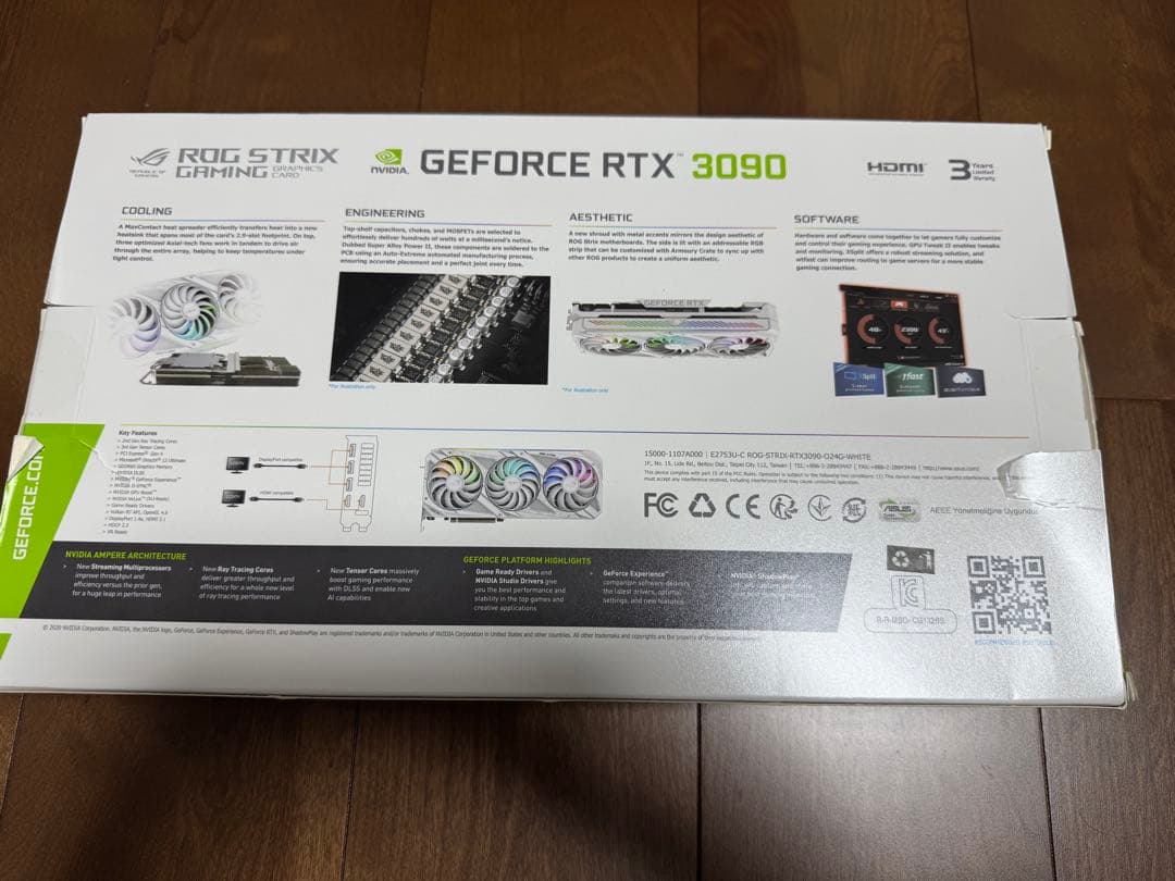 グラフィックボード・グラボ・ビデオカード ASUS ROG STRIX GeForce RTX 3090 24GB