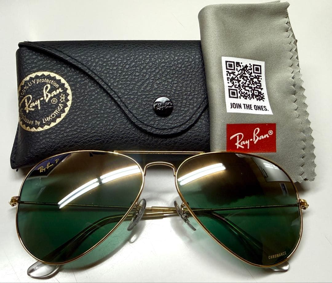 アビエーター 58mm クロマンス 偏光レンズ