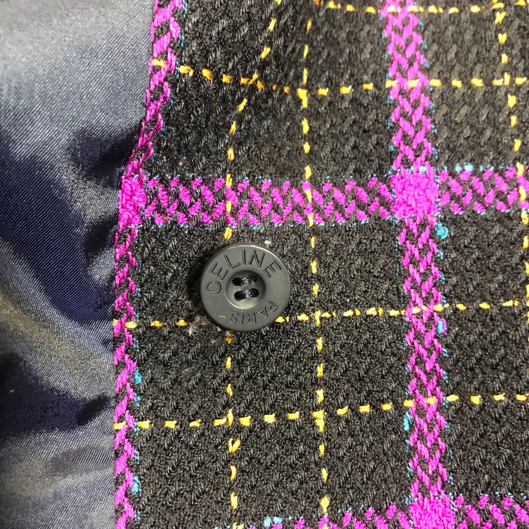 CELINE セリーヌ　ビンテージ　ジャケット　金ボタン