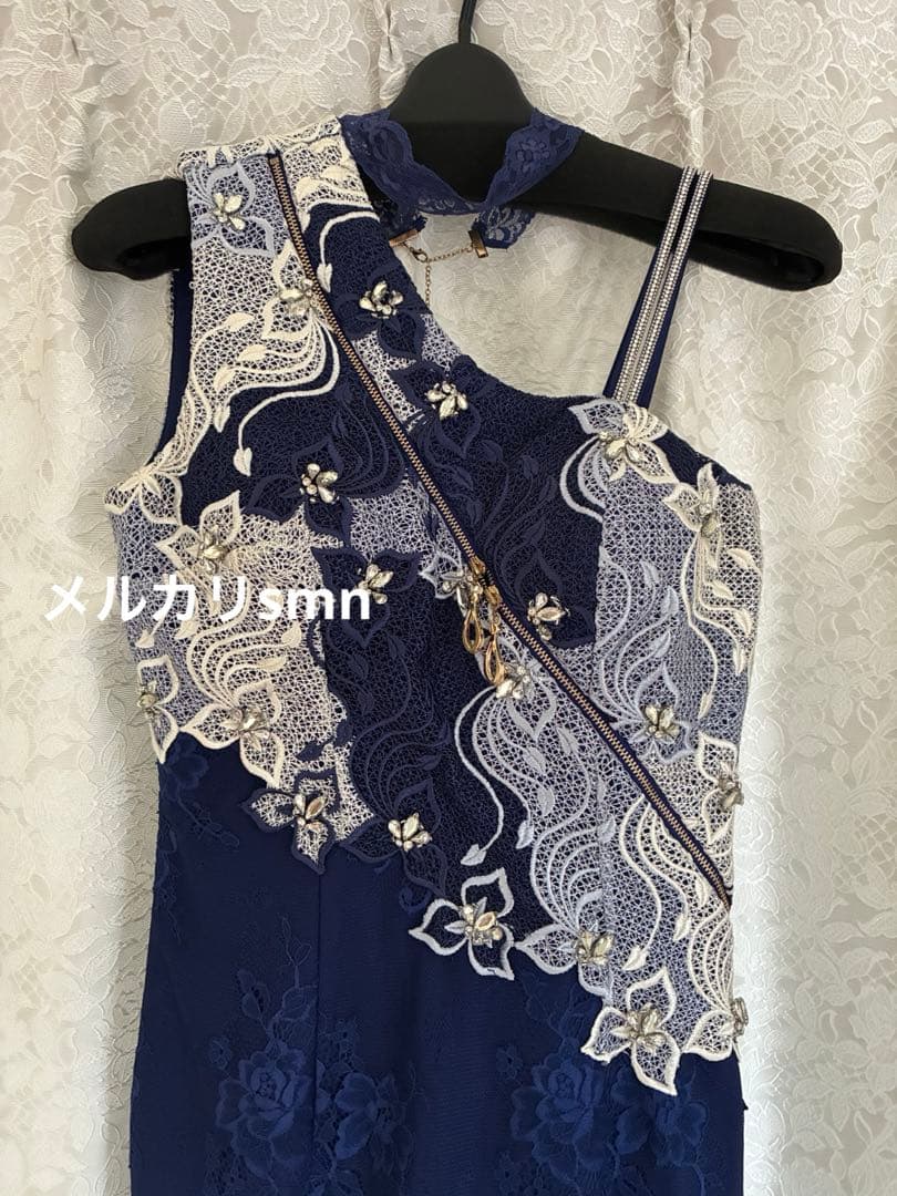 新品　robe de fleurs glossy ドレス　M シュガー