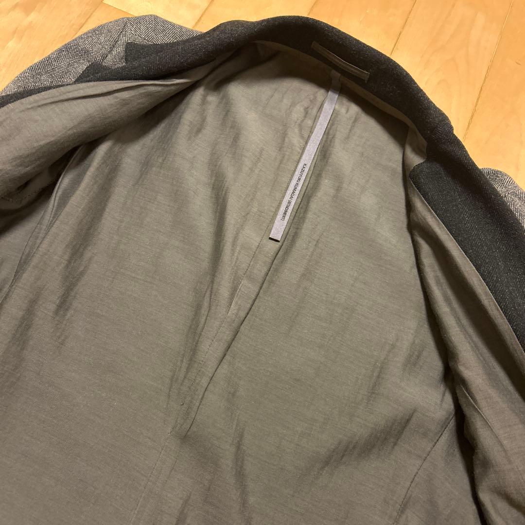 KAZUYUKIKUMAGAI　 カシミア混ストレッチヘリンボーンセットアップ