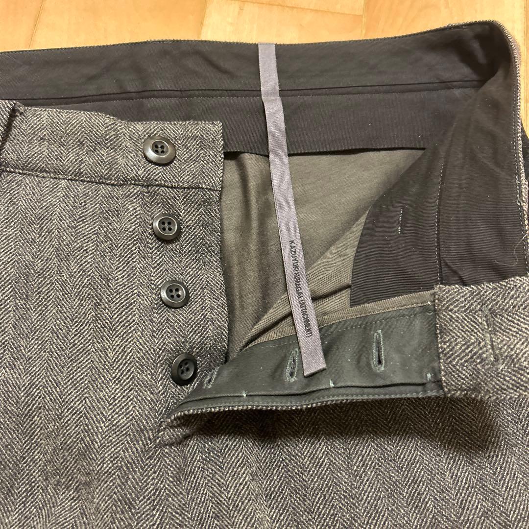 KAZUYUKIKUMAGAI　 カシミア混ストレッチヘリンボーンセットアップ